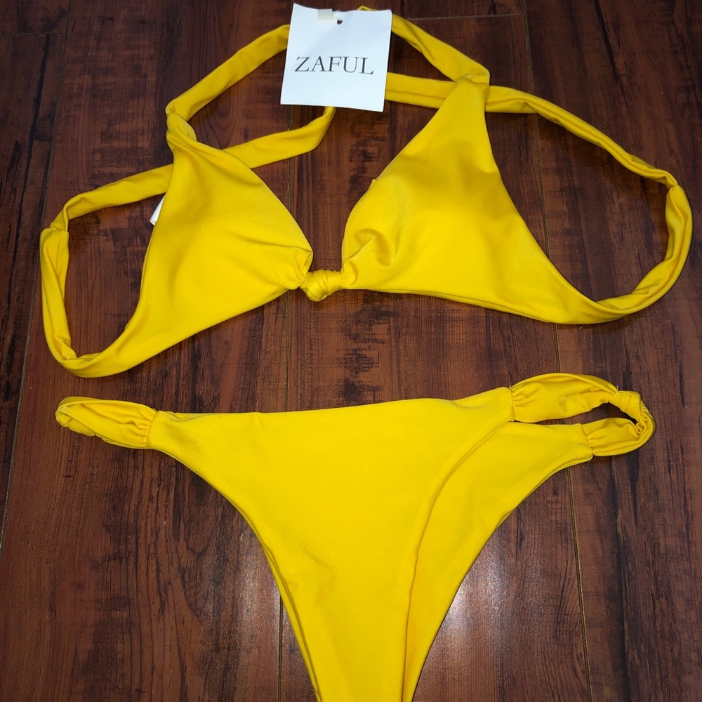 Zaful yellow bikini